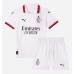 Camisa de time de futebol AC Milan Alvaro Morata #7 Replicas 2º Equipamento Infantil 2024-25 Manga Curta (+ Calças curtas)